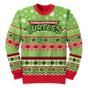 Teenage Mutant Ninja Turtles Mikina Christmas Jumper LDRM Repeat Velikost M