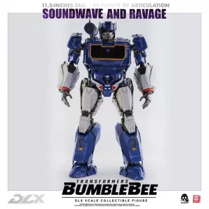 Transformers Bumblebee DLX Akční Figurka 2-Pack 1/6 Soundwave & Ravage 28 cm ThreeZero