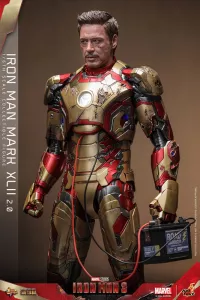 Iron Man 3 Movie Masterpiece Kov. Akční Figurka 1/6 Iron Man Mark XLII (2.0) 32 cm Hot Toys