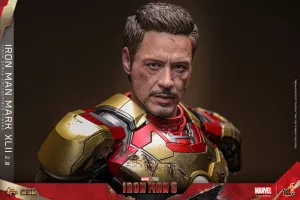 Iron Man 3 Movie Masterpiece Kov. Akční Figurka 1/6 Iron Man Mark XLII (2.0) 32 cm Hot Toys