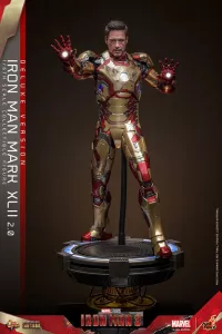 Iron Man 3 Movie Masterpiece Kov. Akční Figurka 1/6 Iron Man Mark XLII (2.0) Deluxe 32 cm Hot Toys