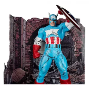 Marvel PVC Soška 1/6 Captain America (The Amazing Spider-Man #323) 28 cm McFarlane Toys