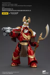 Warhammer The Horus Heresy Akční Figurka 1/18 Thousand Sons Sekhmet Terminator Cabal Sekhmet a Combi-Melta and Achea Force Weapon 14 cm Joy Toy (CN)