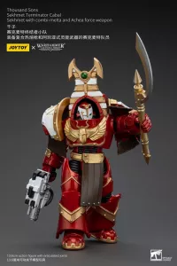 Warhammer The Horus Heresy Akční Figurka 1/18 Thousand Sons Sekhmet Terminator Cabal Sekhmet a Combi-Melta and Achea Force Weapon 14 cm Joy Toy (CN)