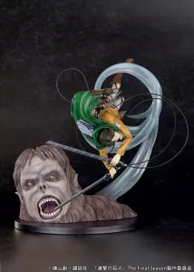 Attack on Titan PVC Soška 1/7 Levi vs Beast Titan Ver. 28 cm Proof