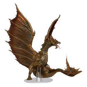 D&D Icons of The Realms Soška Adult Brass Dragon 30 cm - Damaged packaging