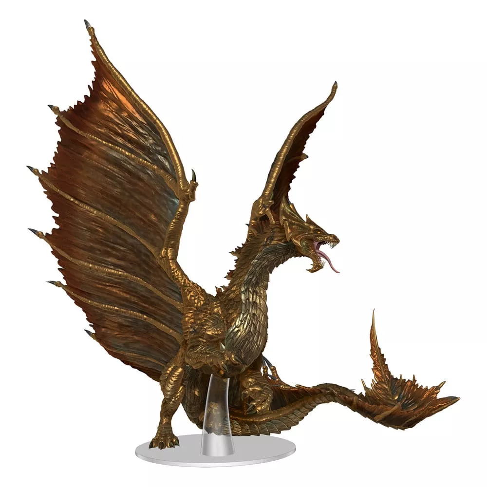 D&D Icons of The Realms Soška Adult Brass Dragon 30 cm - Damaged packaging Wizkids