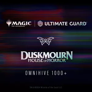 Ultimate Guard Omnihive 1000+ Xenoskin Magic: The Gathering "Duskmourn: House of Horror" - Valgavoth, Terror Eater Ultimate Guard - License