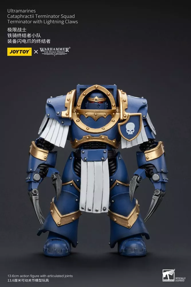 Warhammer The Horus Heresy Akční Figurka 1/18 Ultramarines Cataphractii Terminator Squad Terminator a Lightning Claws 14 cm Joy Toy (CN)