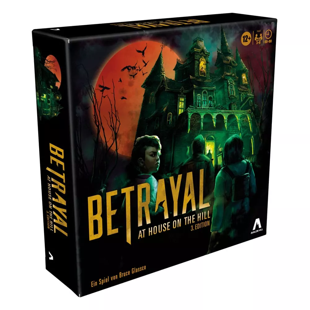 Betrayal at House on The Hill Board Game 3. Edition Německá Verze Hasbro