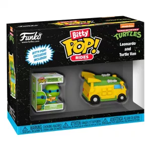 Teenage Mutant Ninja Turtles POP! Rides Vinyl Figurka Leonardo a Van 2,5 cm Funko