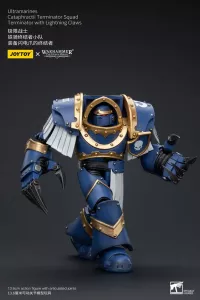 Warhammer The Horus Heresy Akční Figurka 1/18 Ultramarines Cataphractii Terminator Squad Terminator a Lightning Claws 14 cm Joy Toy (CN)