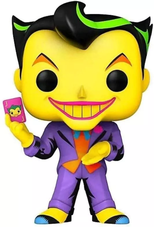 DC Comics POP! Heroes Vinyl Joker (Black Light) 9 cm Funko