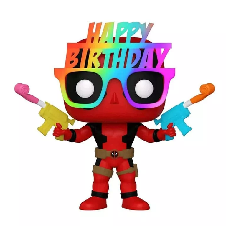 Deadpool POP! Marvel Vinyl Figurka 30th Birthday Glasses Deadpool 9 cm Funko