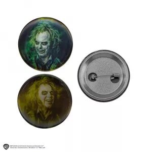 Beetlejuice Připínaček Placky 6-Pack Cinereplicas