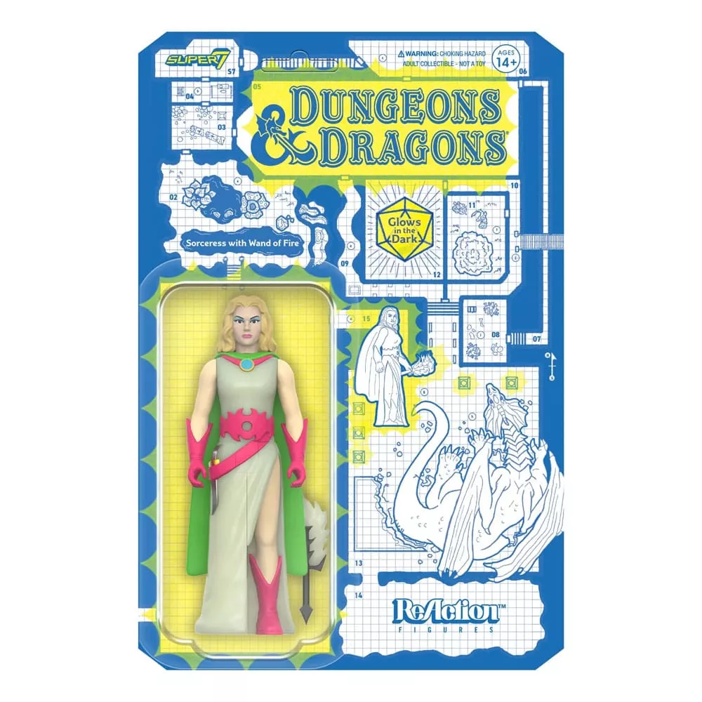 Dungeons & Dragons ReAction Akční Figurka Wave 04 Sorceress Glow in The Dark 10 cm Super7