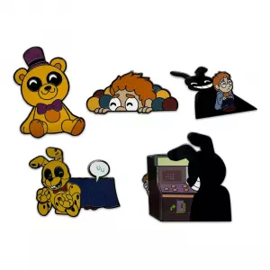 Five Nights at Freddy's Enamel Pins Set Into The Pit 3 cm (6)