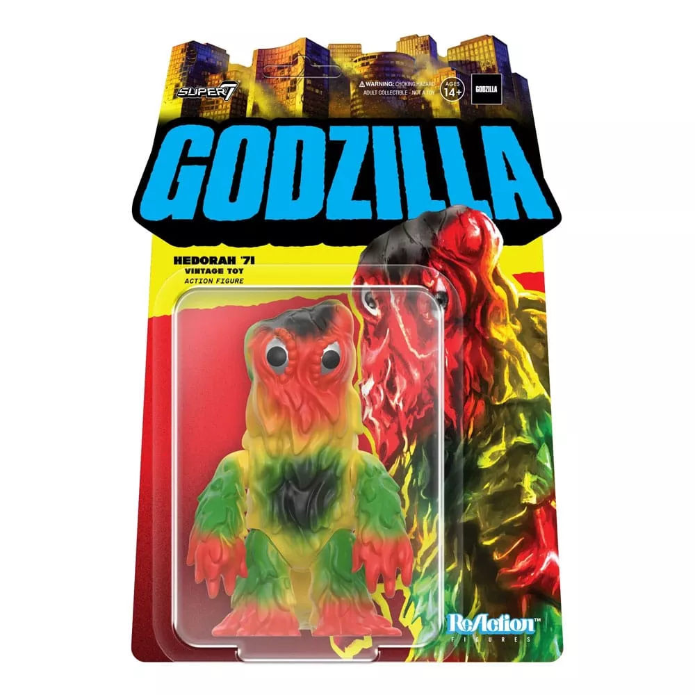 Godzilla Toho ReAction Akční Figurka Hedorah Vintage Toy 10 cm Super7