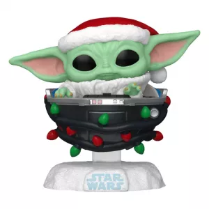 Star Wars: Mandalorian POP! Vinyl Figurka Holiday Grogu Pram 9 cm