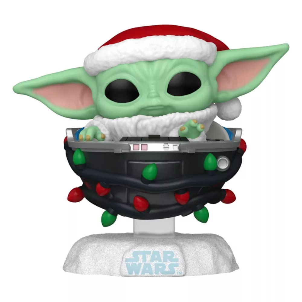 Star Wars: Mandalorian POP! Vinyl Figurka Holiday Grogu Pram 9 cm Funko