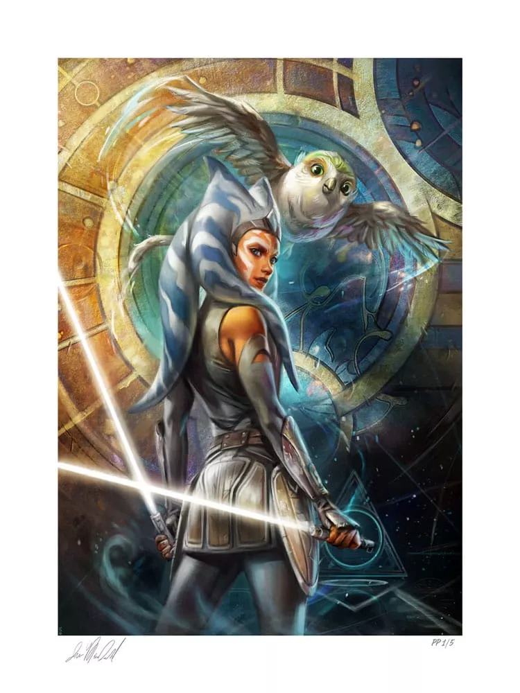 Star Wars: Rebels Art Print Ahsoka Tano and Morai: Old Friends 46 x 61 cm - unframed Sideshow Collectibles