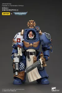 Warhammer 40k Akční Figurka 1/18 Ultramarines Captain in Terminator Armour 14 cm