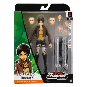 Attack on Titan Total Anime Akční Figurka Eren Jaeger 17 cm Jazwares