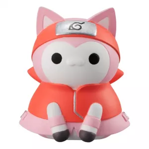 Naruto Shippuden Mega Cat Project Trading Figurka 3 cm Nyaruto! Ver. Battle a Akatsuki Sada (8) Megahouse