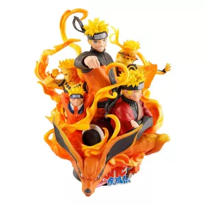 Naruto Shippuden Petitrama DX PVC Mini Soška Naruto 01 15 cm Megahouse