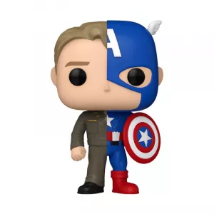 Marvel POP! Vinyl Figurka Split- Captain A/Steve R 9 cm