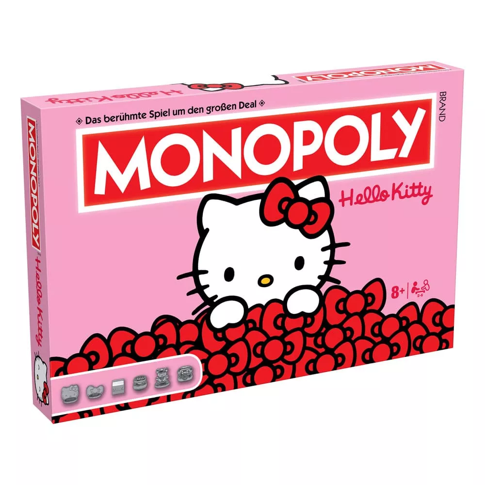 Monopoly Board Game Hello Kitty Německá Verze Winning Moves