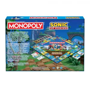 Monopoly Board Game Sonic The Hedgehog Německá Verze Winning Moves