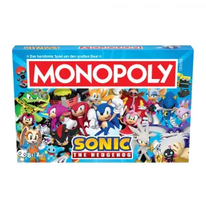 Monopoly Board Game Sonic The Hedgehog Německá Verze Winning Moves