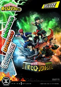 My Hero Academia: Deluxe Midoriya a Bakugo and Todoroki 1:4 Scale Soška