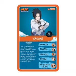 Naruto Shippuden Collectible Card Game Top Trumps Quiz Anime Collectible Německá Verze Winning Moves