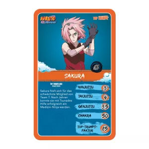 Naruto Shippuden Collectible Card Game Top Trumps Quiz Anime Collectible Německá Verze Winning Moves