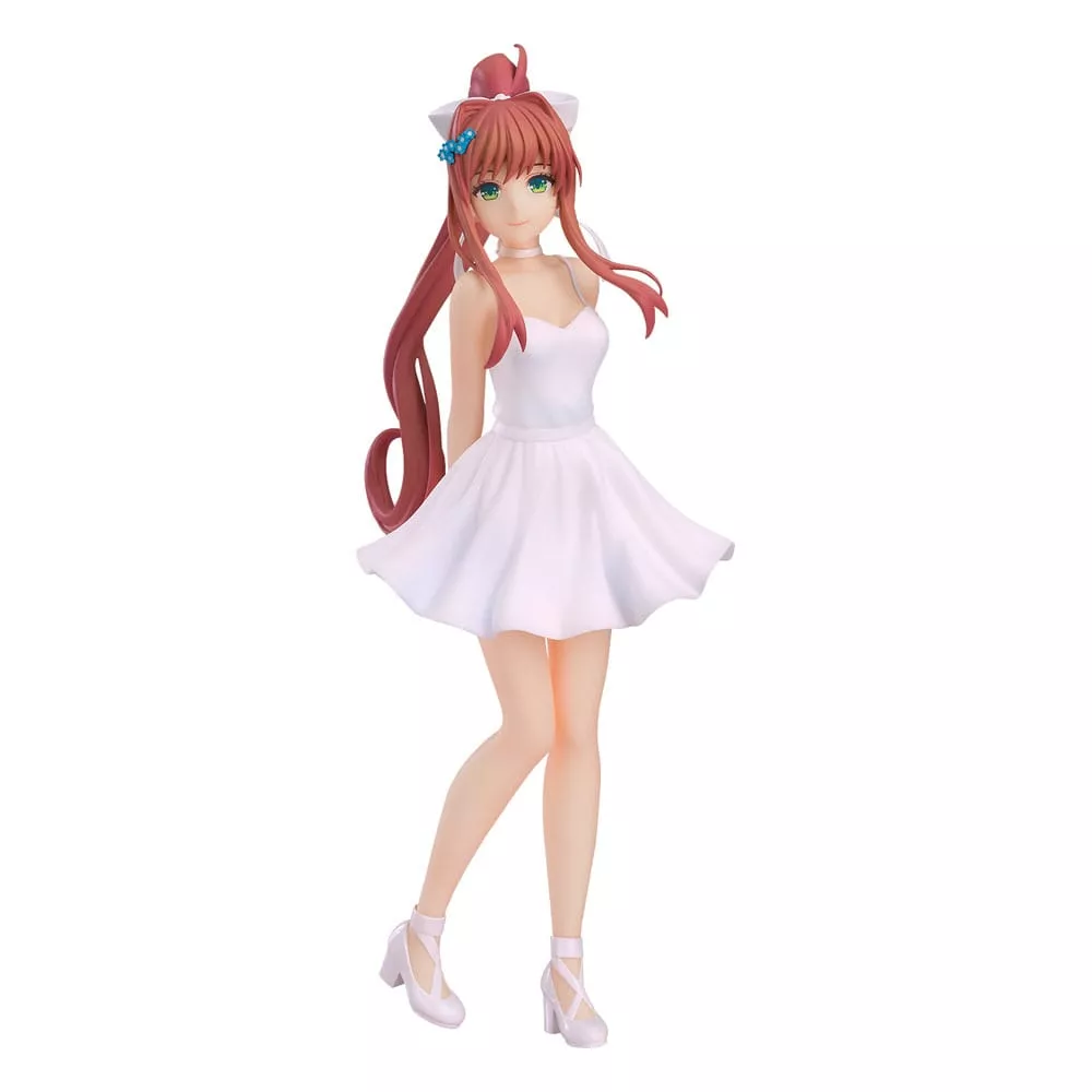 Doki Doki Literature Club! Pop Up Parade PVC Soška Monika: White Dress Ver. 18 cm Good Smile Company