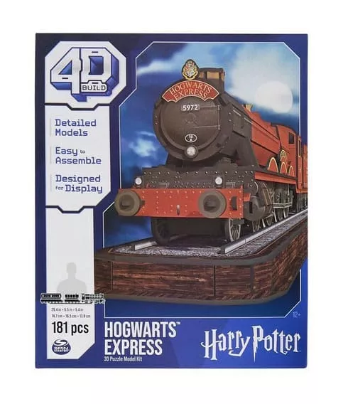 Harry Potter: 4D Build - Bradavice Express 3D Puzzle Spin Master