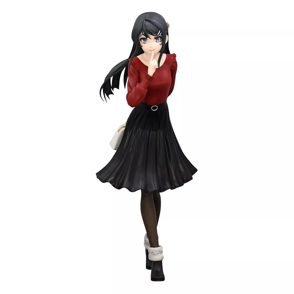 Rascal Does Not Dream of Bunny girl Senpai Trio-Try-iT PVC Soška Mai Sakurajima Winter Outfit Ver. 21 cm Furyu