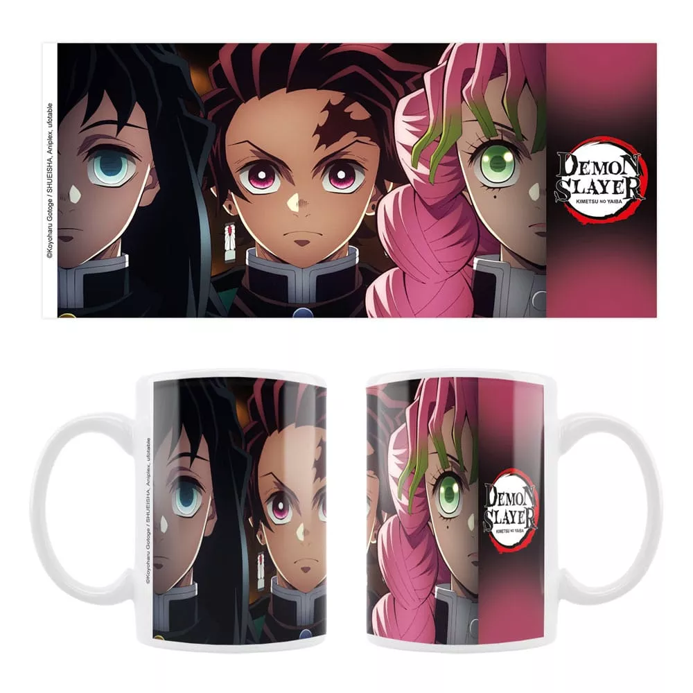 Demon Slayer: Kimetsu no Yaiba Keramický Hrnek Tanjiro, Mitsuri, Muichiro Sakami Merchandise