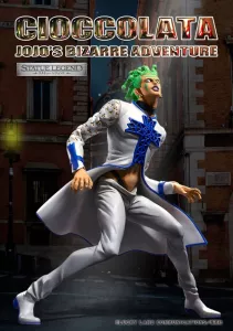 JoJo's Bizarre Adventure Part 5 Golden Wind Soška Legend PVC Soška Cioccolata 17 cm Medicos Entertainment