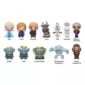 Frozen 3D PVC Taška Clips 10th Anniversary Series 59 Display (24)