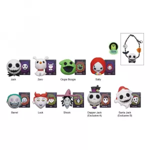 Nightmare before Christmas Talisman 3D PVC Taška Clips Display (24)