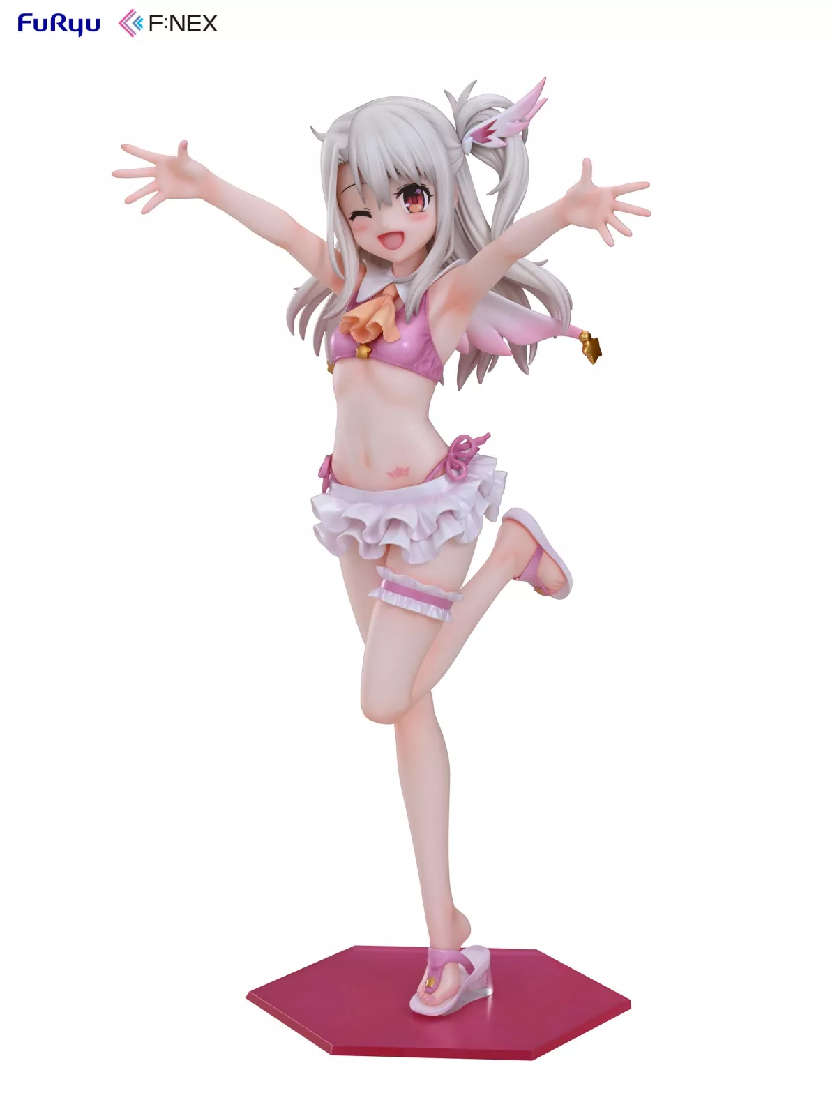 Fate/Kaleid F:NEX PVC Soška 1/7 Illyasviel von Einzbern Swimsuit Ver. 20 cm Furyu