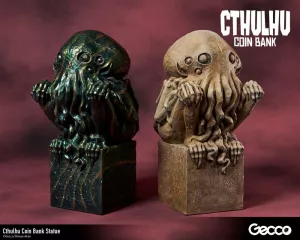 H.P. Lovecraft Cthulhu Mythos Coin Pokladnička Soška Cthulhu (Stone Color) 24 cm Gecco