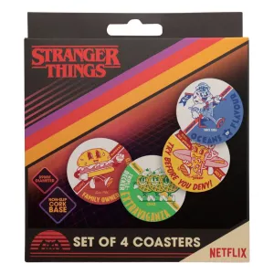 Stranger Things Podtácky 4-Pack FaNaTtik