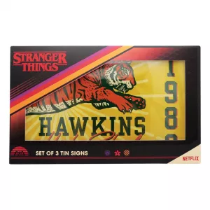 Stranger Things Tin Signs 3 Pack FaNaTtik