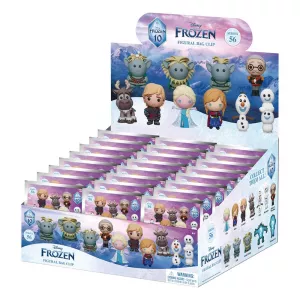 Frozen 3D PVC Taška Clips 10th Anniversary Series 59 Display (24) Monogram Int.