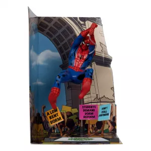 Marvel Kolekce PVC Soška 1/10 Spider-Man & Scene Gold Label (The Amazing Spider-Man #68) 15 cm