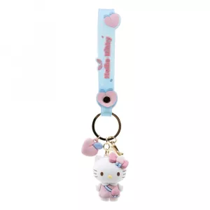 Sanrio Peach Series Přívěsek na klíče a Hand Strap Hello Kitty and Friends Display (12) YuMe Toys